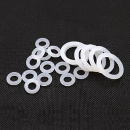 10/50pcs VMQ White Silicone Ring Gasket CS 2.4mm OD 8 ~ 30mm Food Grade Waterproof Washer Rubber Insulate O-Ring Rubber Ring