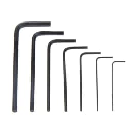 7Pcs 0.7/0.9/1.3/1.5/2/2.5/3mm Hexagon Allen Key Wrench Tools Set Bicycle Repair Tools Hand Repair Tools 0.7MM-3MM