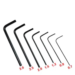 7Pcs 0.7/0.9/1.3/1.5/2/2.5/3mm Hexagon Allen Key Wrench Tools Set Bicycle Repair Tools Hand Repair Tools 0.7MM-3MM