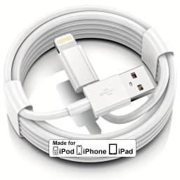 MFI certified charger cable suitable for iPhone 10 FT USB to Lightning data cable suitable for iPhone 14 13 12 11 XS XR X 7 6