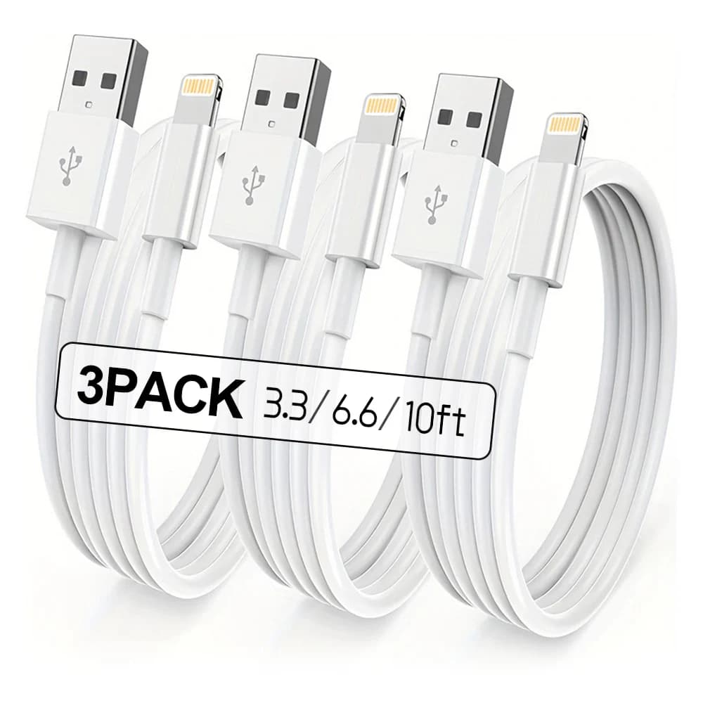 MFI certified charger cable suitable for iPhone 10 FT USB to Lightning data cable suitable for iPhone 14 13 12 11 XS XR X 7 6