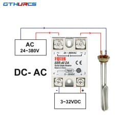 Solid State Relay 10A 25A 40A single phase Module 3-32V Input DC 24-380V AC Output High Quality SSR-10DA SSR-25DA SSR-40DA