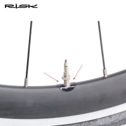 20pcs/lot RISK Mountain Road Bike Bicycle Air Nozzle Valve Core Gasket Sticker Tube Tire Fixed Paster For Presta Valve RA121