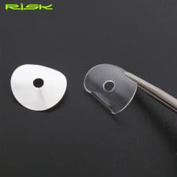 20pcs/lot RISK Mountain Road Bike Bicycle Air Nozzle Valve Core Gasket Sticker Tube Tire Fixed Paster For Presta Valve RA121
