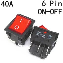 1 PCS,30/40A 250V AC High Current,ON/OFF,Special for Eelding Machine,KCD4,Sterling Silver Point,Rocker Power Button Switches