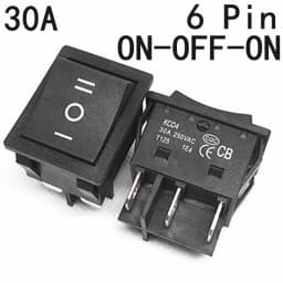 1 PCS,30/40A 250V AC High Current,ON/OFF,Special for Eelding Machine,KCD4,Sterling Silver Point,Rocker Power Button Switches