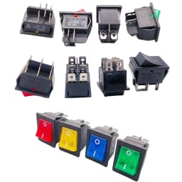 1 PCS,30/40A 250V AC High Current,ON/OFF,Special for Eelding Machine,KCD4,Sterling Silver Point,Rocker Power Button Switches
