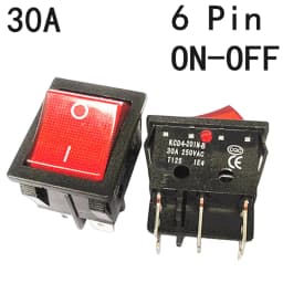 1 PCS,30/40A 250V AC High Current,ON/OFF,Special for Eelding Machine,KCD4,Sterling Silver Point,Rocker Power Button Switches