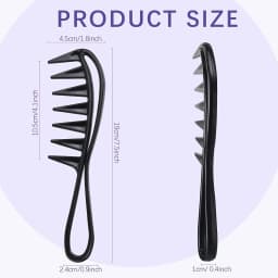 Barber Men Oil Comb Wide Tooth Shark Plastic Comb Hair Clipper Curling Salon Home Hairdressing Comb Massage Barber Stlying Tools
