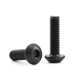 JUIDINTO 1-50pcs Allen Round Screw Bolt 12.9 Grade M2 M2.5 M3 M4 M5 M6 M8 M10 Hex Hexagon Socket Button Head Screw for MTB