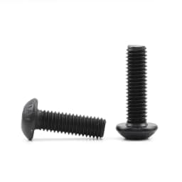 JUIDINTO 1-50pcs Allen Round Screw Bolt 12.9 Grade M2 M2.5 M3 M4 M5 M6 M8 M10 Hex Hexagon Socket Button Head Screw for MTB