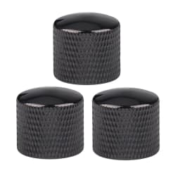 3pcs/4pcs Guitar Knobs Metal/Plastic 6mm Dome/Flat Top Tone Guitar Volume Tone Knobs Pot Control Knobs For Electric Guitar Bass