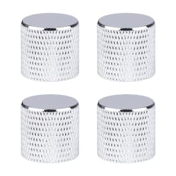 3pcs/4pcs Guitar Knobs Metal/Plastic 6mm Dome/Flat Top Tone Guitar Volume Tone Knobs Pot Control Knobs For Electric Guitar Bass