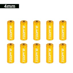 TOOPRE 10pcs/lot Bicycle Cable Cap Aluminum Alloy 4mm 5mm MTB Mountain Road Bike Shift Brake Cable Ends Line Cap Wire Tube Plugs