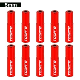 TOOPRE 10pcs/lot Bicycle Cable Cap Aluminum Alloy 4mm 5mm MTB Mountain Road Bike Shift Brake Cable Ends Line Cap Wire Tube Plugs
