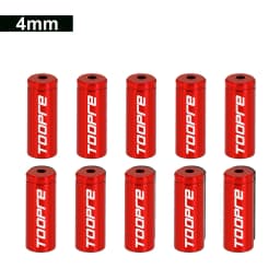 TOOPRE 10pcs/lot Bicycle Cable Cap Aluminum Alloy 4mm 5mm MTB Mountain Road Bike Shift Brake Cable Ends Line Cap Wire Tube Plugs