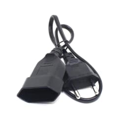 European 2Prong Male to Female Power Extension Cord, VDE Certificated Copper Cable 0.5m/1m/2m/3m/4m/5m