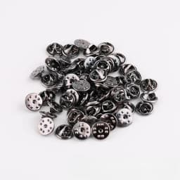 10 Pieces/Pack Safety Brooches Lock Locking Clasp Metal Pins Back Button Buckle Bulk Pin Keepers Brooch Base Jewelry Accessories