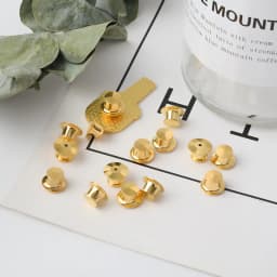 10 Pieces/Pack Safety Brooches Lock Locking Clasp Metal Pins Back Button Buckle Bulk Pin Keepers Brooch Base Jewelry Accessories