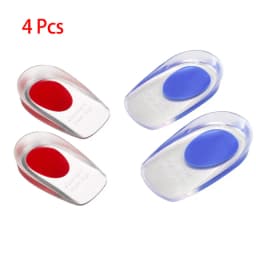 2Pcs Silicone Heel Pads Plantar Fasciitis Man  Heel Spur  Silicone Gel Heel Cups Heel Pain Heel For Shoes Foot Silicone Foot Pad