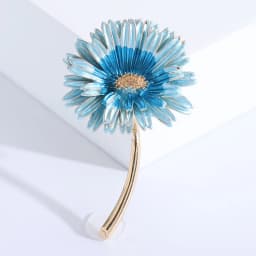 Advanced Luxury 2023 New Tulip Flower brooch Elegant Design Sense Rose White Stone Jewelry