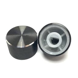 Aluminum Alloy Potentiometer Knob Cap Volume Control Knob Hat Rotation Switch for 6 mm Roll Shaft/D-Axis