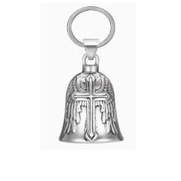 Motorcycle lucky riding dragon bell key chain for good luck prayer hand bell lucky riding bell