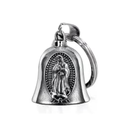 Motorcycle lucky riding dragon bell key chain for good luck prayer hand bell lucky riding bell