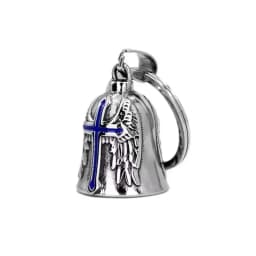 Motorcycle lucky riding dragon bell key chain for good luck prayer hand bell lucky riding bell