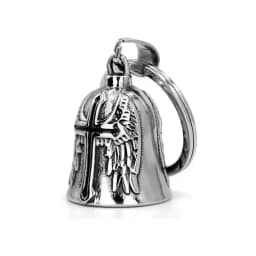 Motorcycle lucky riding dragon bell key chain for good luck prayer hand bell lucky riding bell