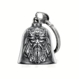 Motorcycle lucky riding dragon bell key chain for good luck prayer hand bell lucky riding bell