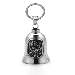 Motorcycle lucky riding dragon bell key chain for good luck prayer hand bell lucky riding bell