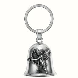 Motorcycle lucky riding dragon bell key chain for good luck prayer hand bell lucky riding bell