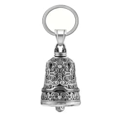 Motorcycle lucky riding dragon bell key chain for good luck prayer hand bell lucky riding bell
