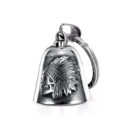 Motorcycle lucky riding dragon bell key chain for good luck prayer hand bell lucky riding bell