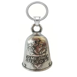 Motorcycle lucky riding dragon bell key chain for good luck prayer hand bell lucky riding bell