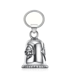 Motorcycle lucky riding dragon bell key chain for good luck prayer hand bell lucky riding bell