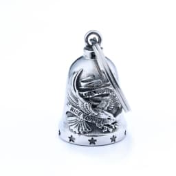 Motorcycle lucky riding dragon bell key chain for good luck prayer hand bell lucky riding bell