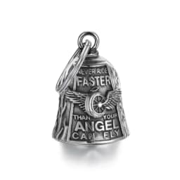 Motorcycle lucky riding dragon bell key chain for good luck prayer hand bell lucky riding bell