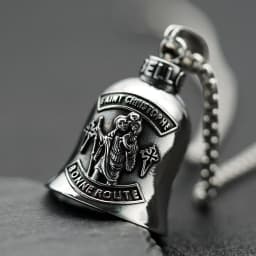 Motorcycle lucky riding dragon bell key chain for good luck prayer hand bell lucky riding bell