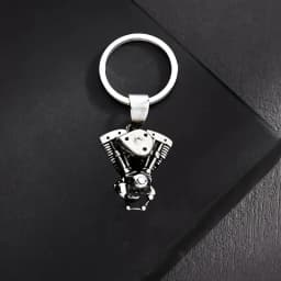 Motorcycle lucky riding dragon bell key chain for good luck prayer hand bell lucky riding bell