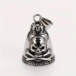 Motorcycle lucky riding dragon bell key chain for good luck prayer hand bell lucky riding bell
