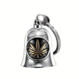 Motorcycle lucky riding dragon bell key chain for good luck prayer hand bell lucky riding bell