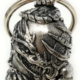 Motorcycle lucky riding dragon bell key chain for good luck prayer hand bell lucky riding bell