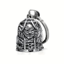 Motorcycle lucky riding dragon bell key chain for good luck prayer hand bell lucky riding bell