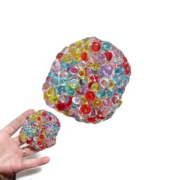 Handmade ball Squishy Balls Ice Beads Squeeze Toy Fidget Toys Slow Rebound Toy for Friend Anxiety Relaxation Squeeze Gift