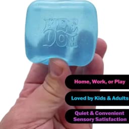 Schylling Needoh Nice Cube Sensory Fidget Stress Relief Squishy Anti-Anxiety Squeeze Object for Focus ADHD Population