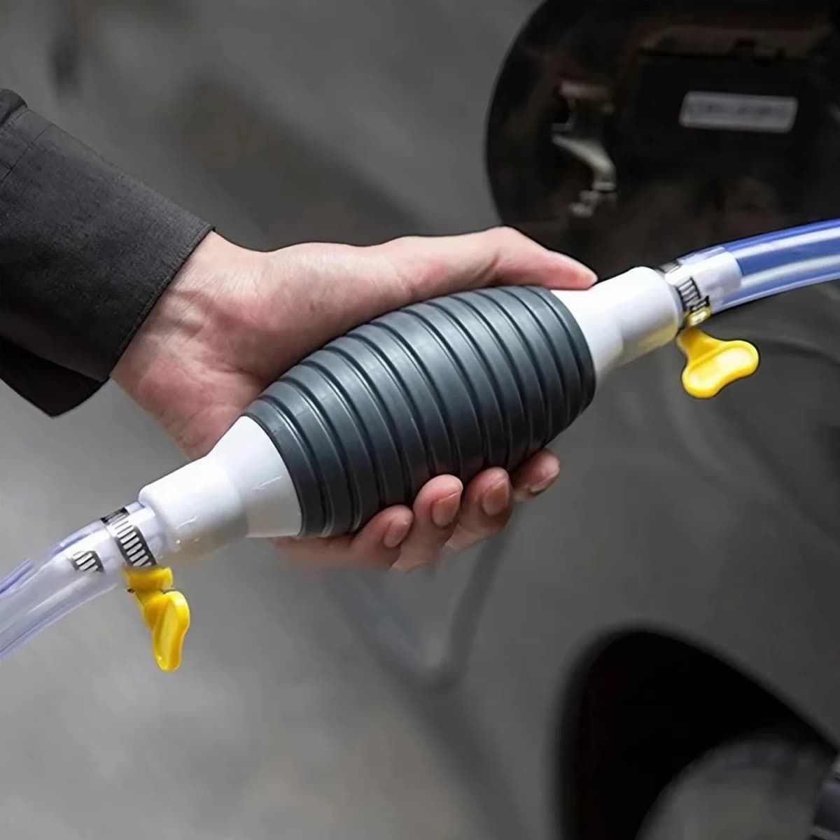 Multifunctional Universal Car Fuel Pump Hand Gas Oil Pump Suction Pipe Pump for Petrol Diesel Manual Pump for Liquids