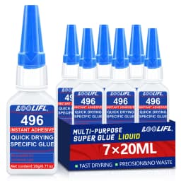 496 Multi-Purpose Super Glue Cyanoacrylate Adhesive 20g Instant Fast Adhesive Rubber Wood Glass Stronger All Bonding Glue tool