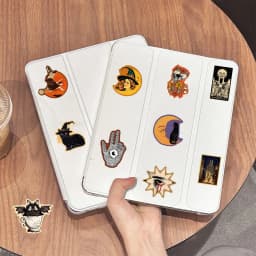 50-Pack Vintage Gothic Aesthetic Graffiti Stickers for Tablet Guitar Notebook Luggage Student Stationery DIY Waterproof Decals